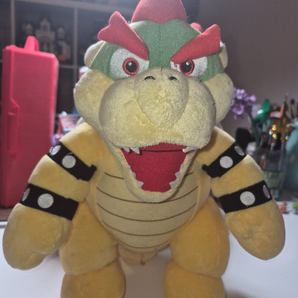 15" Build-A-Bear Workshop Nintendo Super Mario Bowser plush